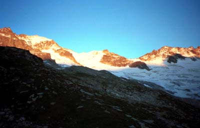 Alpenglühen am Löffler