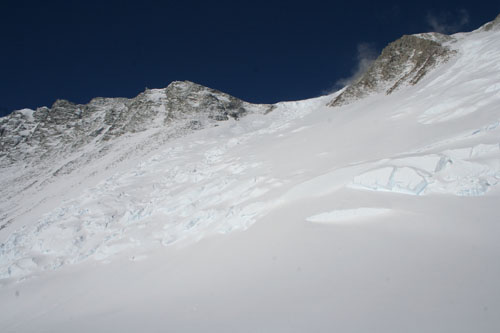 Während des Aufstieges.